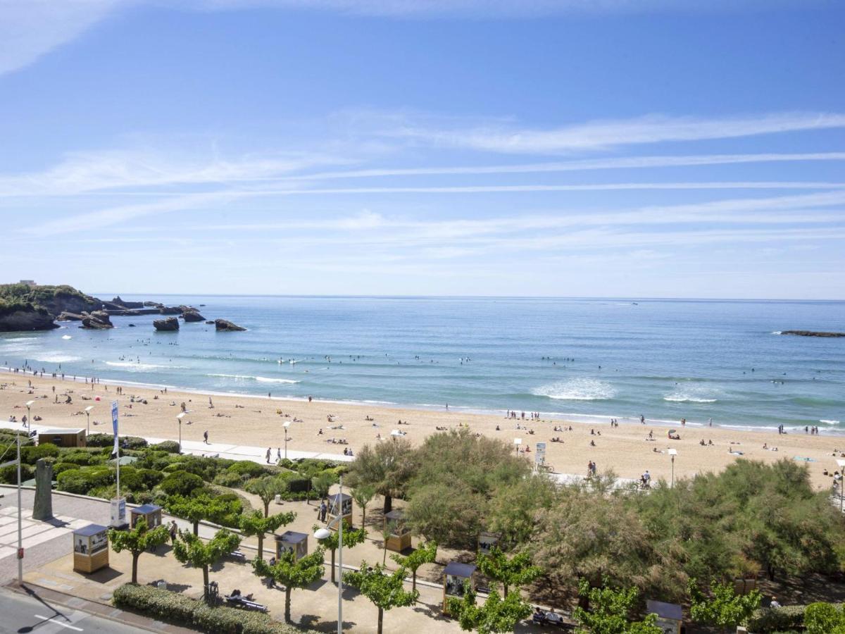 Superbe Studio Face A La Mer Acces Direct Plage Биарриц Экстерьер фото